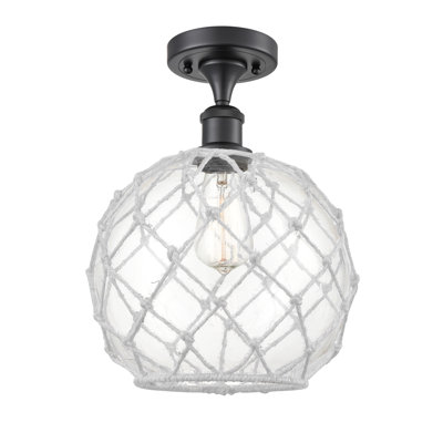 Brianna Glass Semi Flush Mount