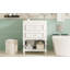 Meuble-lavabo de salle de bain 24 po avec lavabo en céramique-126232989