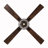 Drexel 52"W Remote Controlled Ribbed Clear Glass Shaded Ceiling Fan - Beachcrest Home