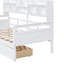 Lit de jour à 2 tiroirs avec tablettes de rangement Lynnox-2122073418-2122073417