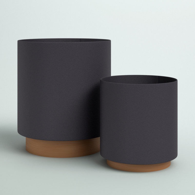Alexandrea Iron Cachepot Set