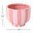 Cortland Pink Striped Compote