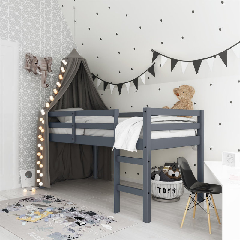 Schlemmer Kids Twin Loft Bed, Grey