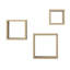 Chaisty 3 Piece Square Floating Shelf-61466487