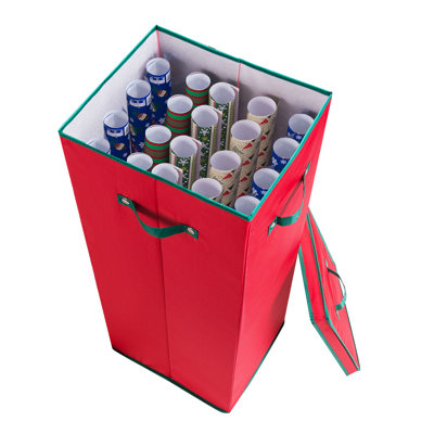 Organisateur de papier d'emballage Elf Stor, rouge