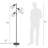 Rasch 65''  Tree Floor Lamp with  Dimmable Bulbs and Rotary Switch Included-713990961