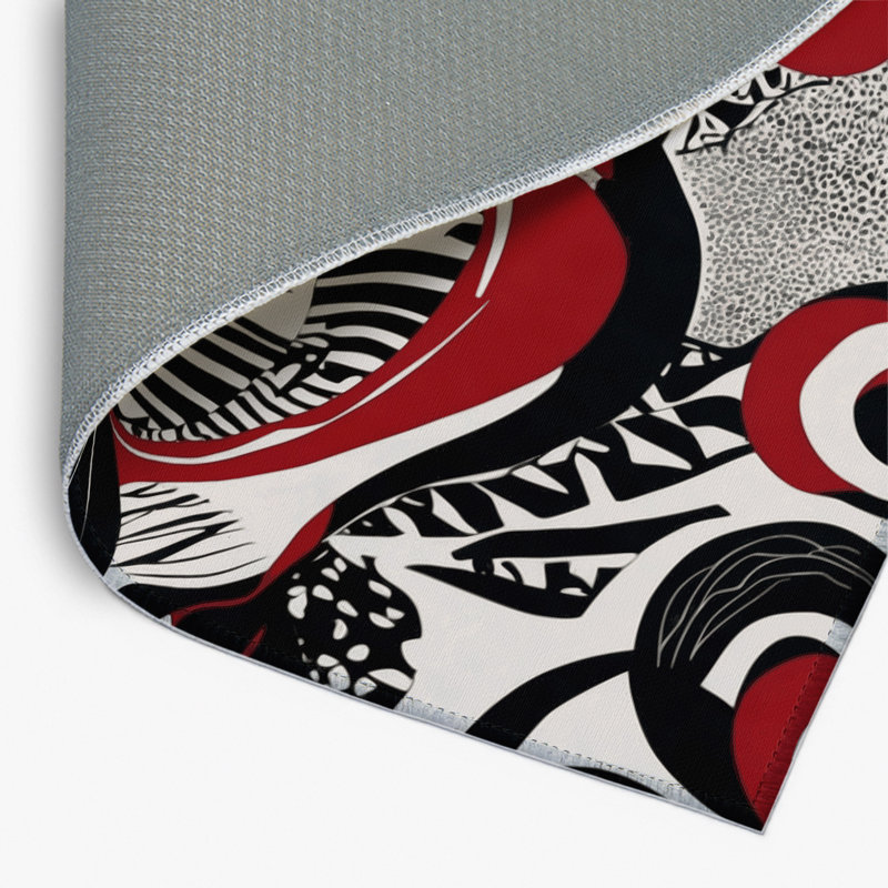 Tapis intérieur et extérieur Lunar Passion, Rectangle 1 pi 6 po x 2 pi 6 po