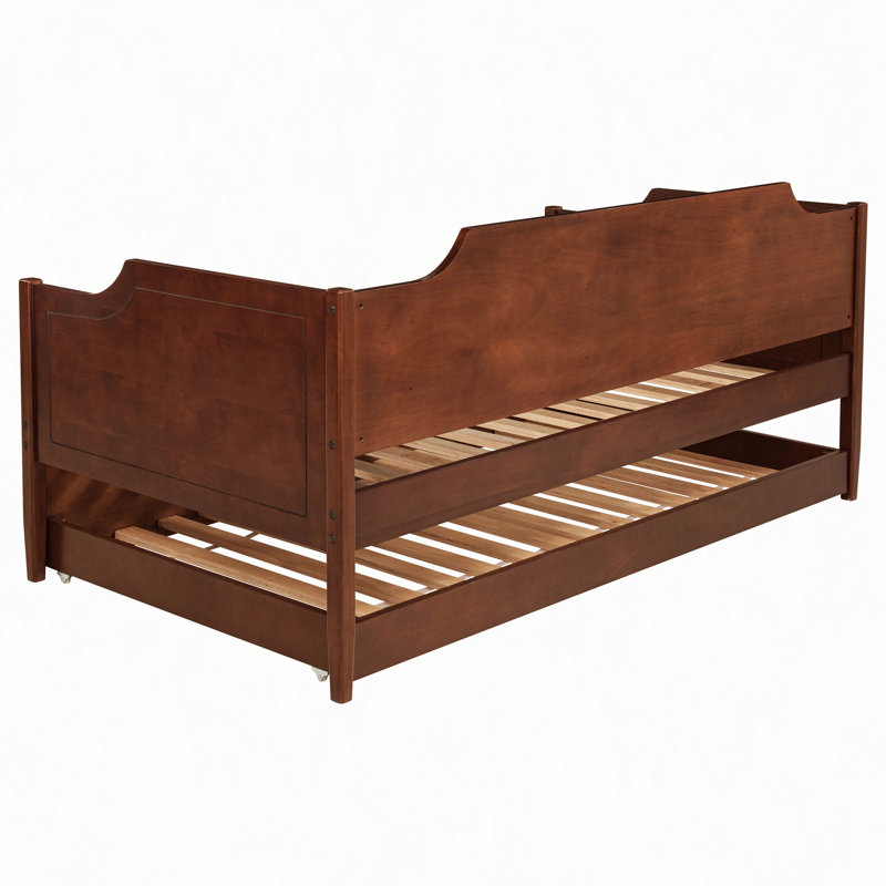 Cherry Wood Daybed With Trundle