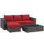 Ensemble modulaire d'extérieur Sunway 3 pièces Modway-38631776