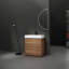 Ensemble de meuble-lavabo 30 po avec lavabo simple, meuble-lavabo de salle de bain encastré moderne avec double tiroir, meuble-lavabo de salle de bain autoportant-852784205