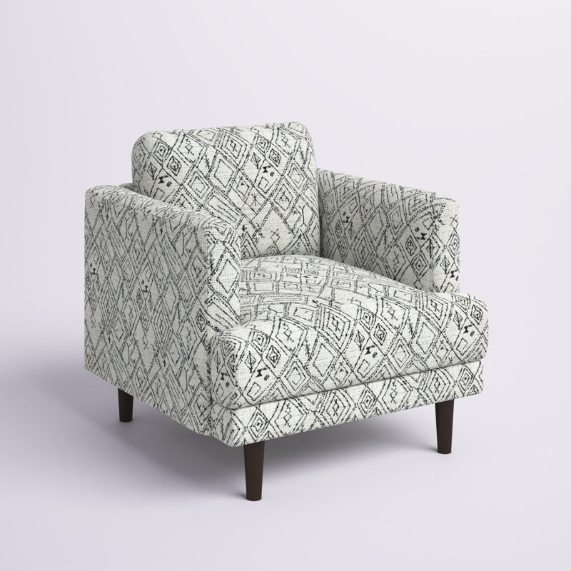Fauteuil en polyester de 34 po de large Drewry