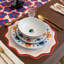 Floral Handmade Porcelain Dinner Plate