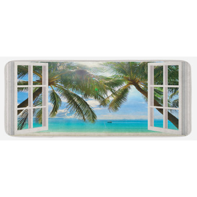 Tapis de cuisine tropical