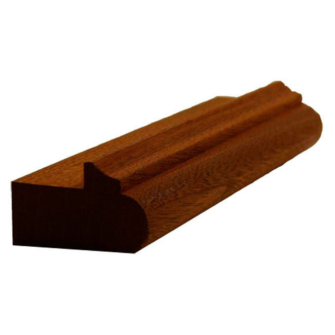Rail léger pour armoire de cuisine EWLR12 de largeur 1-3 / 8 po x 7/8 po. Sans finition, Acajou Sapele