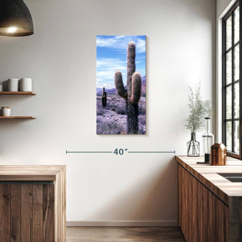 Exotic Cactus, 36" H x 18" W