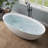 65'' Freestanding Tub Deep Soaking Acrylic Bathtub-126677826