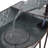 Hucklow Outdoor Metal Weather Resistant Floor Fountain