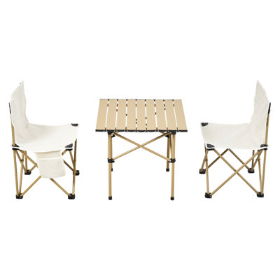 2 - Person Patio Dining Set with Rectangular Table