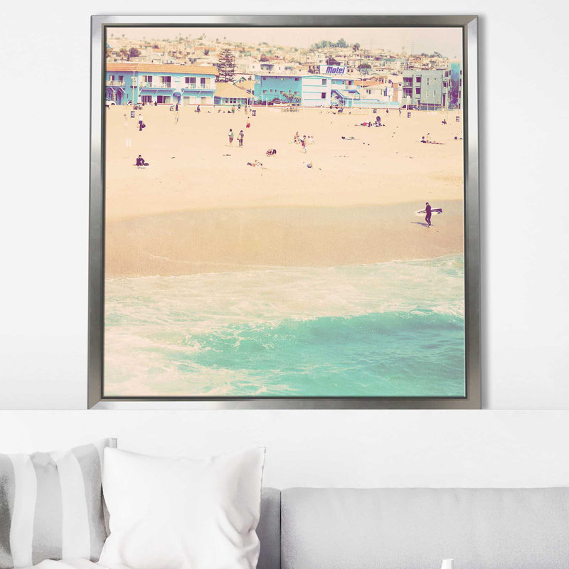 Le môtel par Myan Soffia - photographie, Cadre flottant argent, H 27,5 po x l 27,5 po x P 2 po