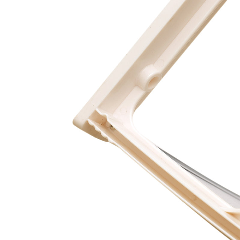 Garden Sanctuary Plastic Cover Retractable Door / Window Awning, 23.8cm H x 120cm W x 80cm D, Clear/Silver
