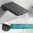 Matte Black Wall Mount Waterfall Bathroom Faucet