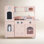 Teamson Kids Retro Wooden Play Kitchen with Chalkboard, Pretend Icemaker & Accessories