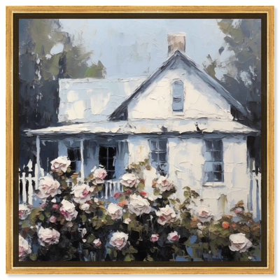 «Lovely Simple Home», toile classique par Art Remedy