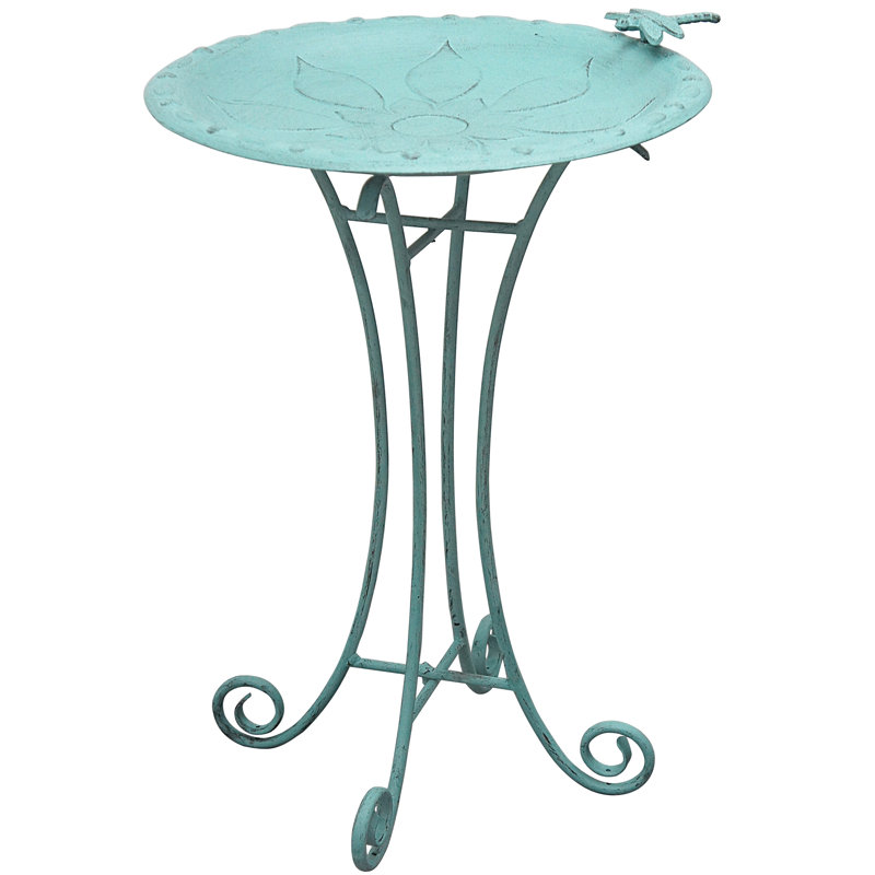 Bain d’oiseaux floral