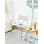 Fauteuil d'appoint en cuir Momei Saddle-212182322