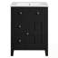 Meuble-lavabo de salle de bain avec lavabo, 2 tiroirs et porte à fermeture douce-67233471