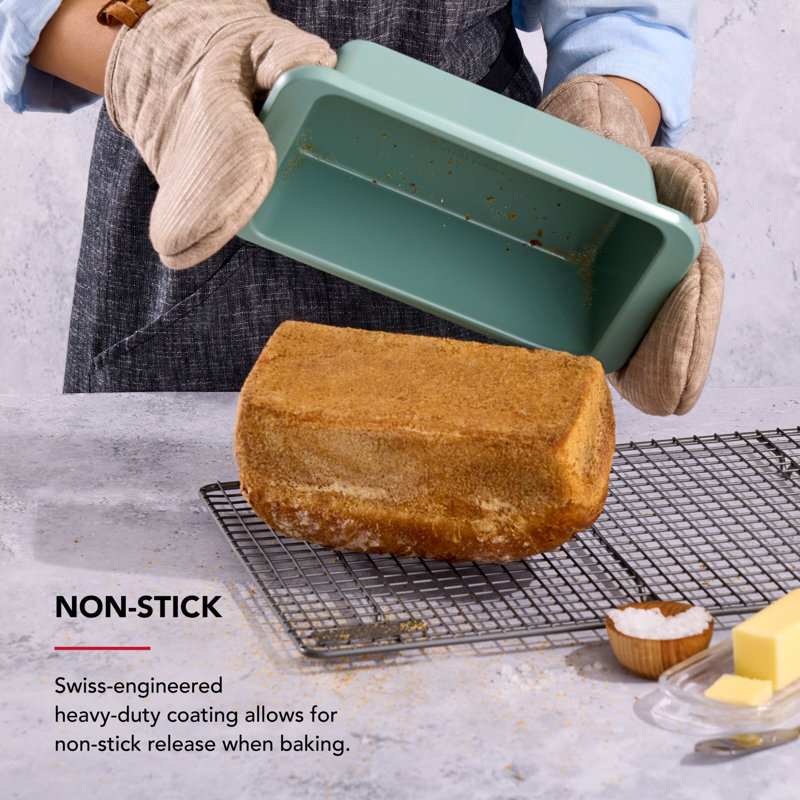 KitchenAid® 9X5in Nonstick Aluminized Steel Loaf Pan, Cardamom