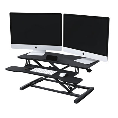 Adjustable Height Foldable Steel Standing Desk Converter