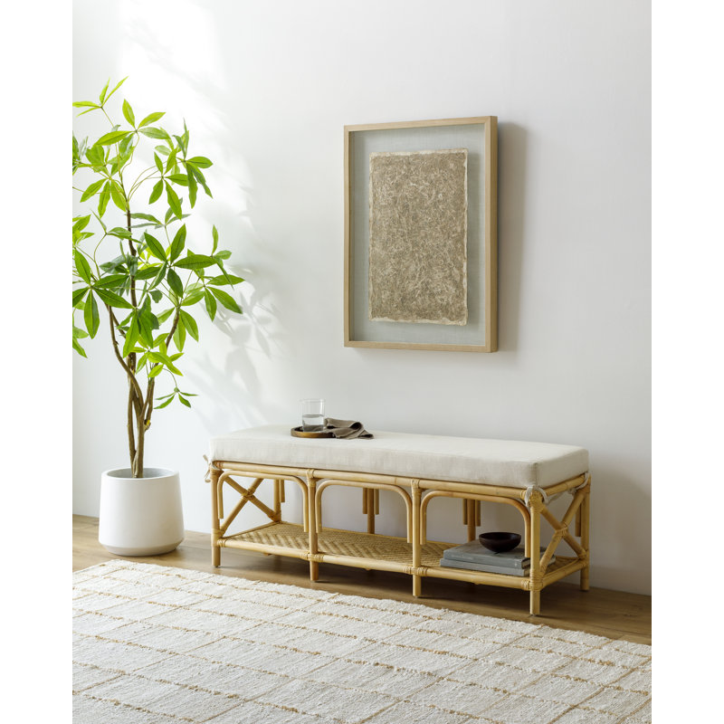 Harker Storage Bench, Natural
