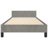 Ebern Designs Maecie vidaXL Velvet Platform Bed Frame, No Box Spring ...