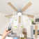51.96" 5 - Blade Reversible Ceiling Fan With LED Lights And Remote