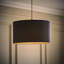 27.5cm H Cotton Drum Pendant Shade ( Screw On )-739123394-763534825