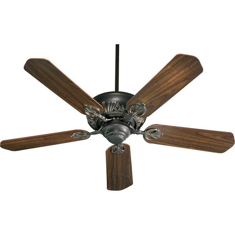 Souza 52'' Ceiling Fan, Old World with Rosewood/Walnut Blades