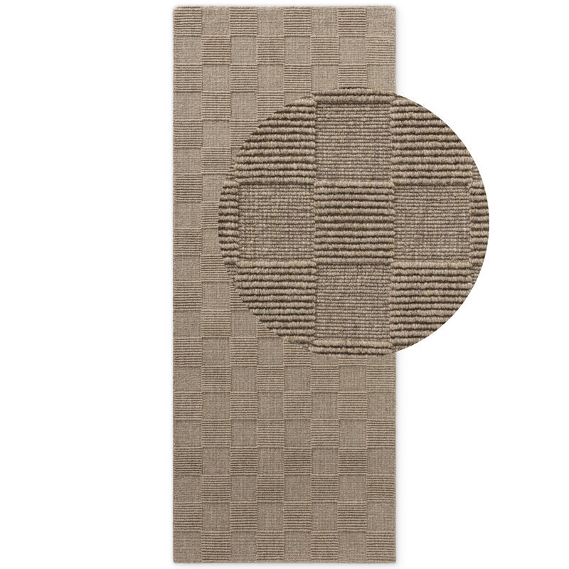 Villeroy & Boch Wool Rug Scala - Natural Living Room Rug with High-Low Texture for Living Room, Dining Room, Bedroom, and Hallway