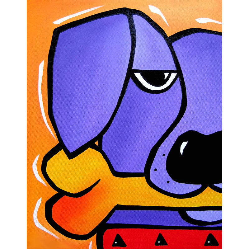 Volé par FidoStudio - impression d'art graphique, H 36 po x l 24 po x P 1,5 po, Toile tendue