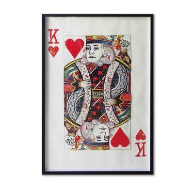 " King Of Hearts " Painting Print