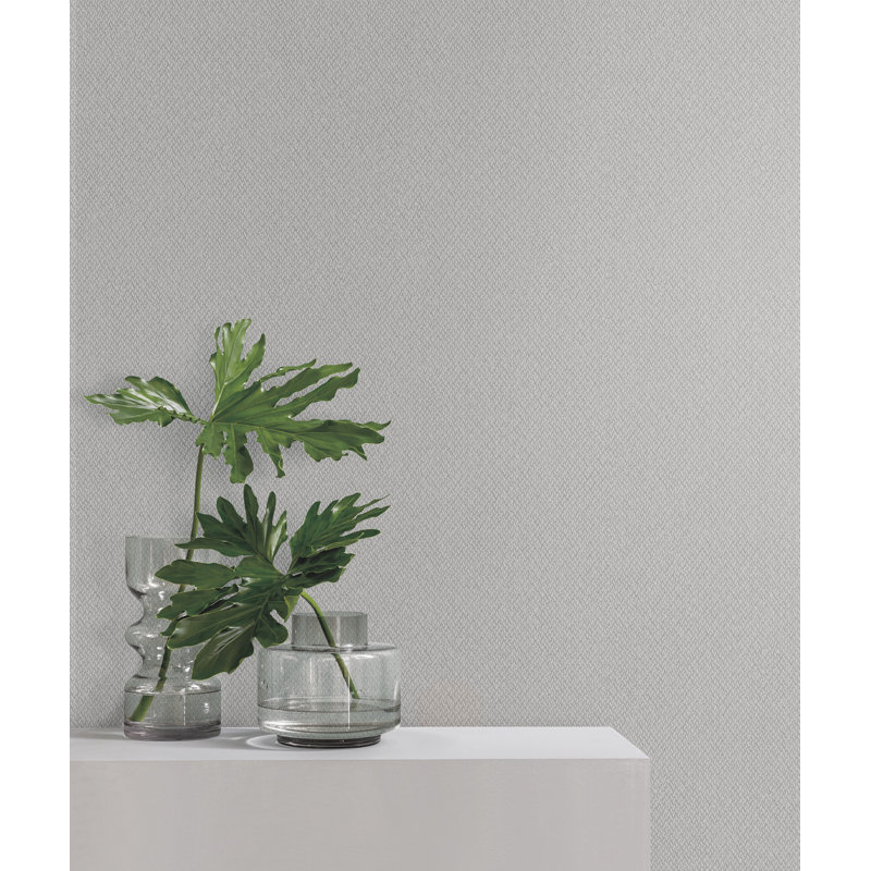 Papier peint Tisket A Tasket Pewter, Étain