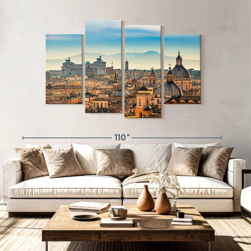 Sireci Of Rome, 54" H x 84" W