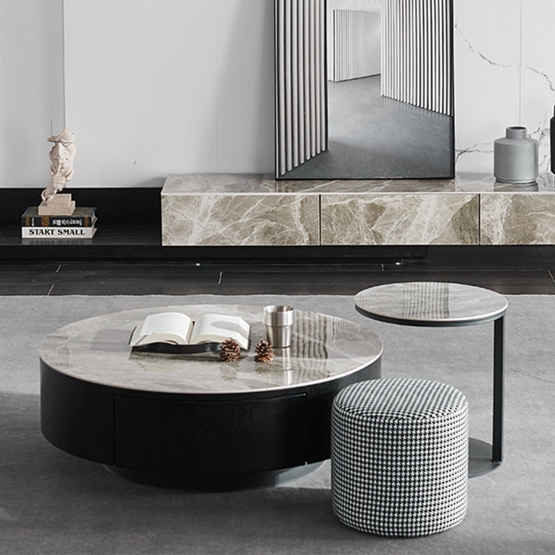 Luxe Slate Coffee Table Set