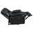 Black Upholstered Motion Reclining Loveseat-323720865
