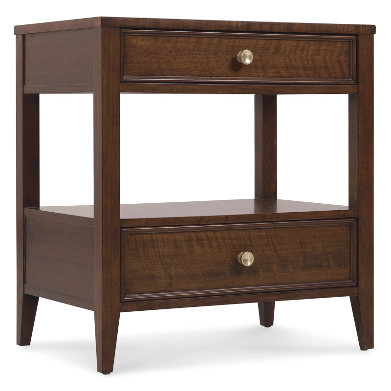 Archives Two-Drawer Nightstand