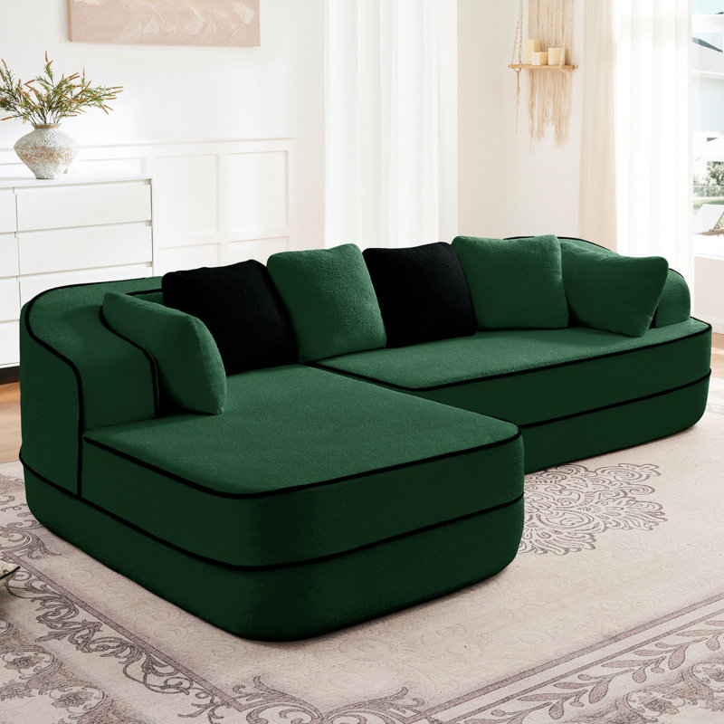 Canapé modulaire vert D