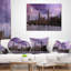 Coussin cityscapelondon avec ciel mauve au coucher de soleil-30129653-30129661