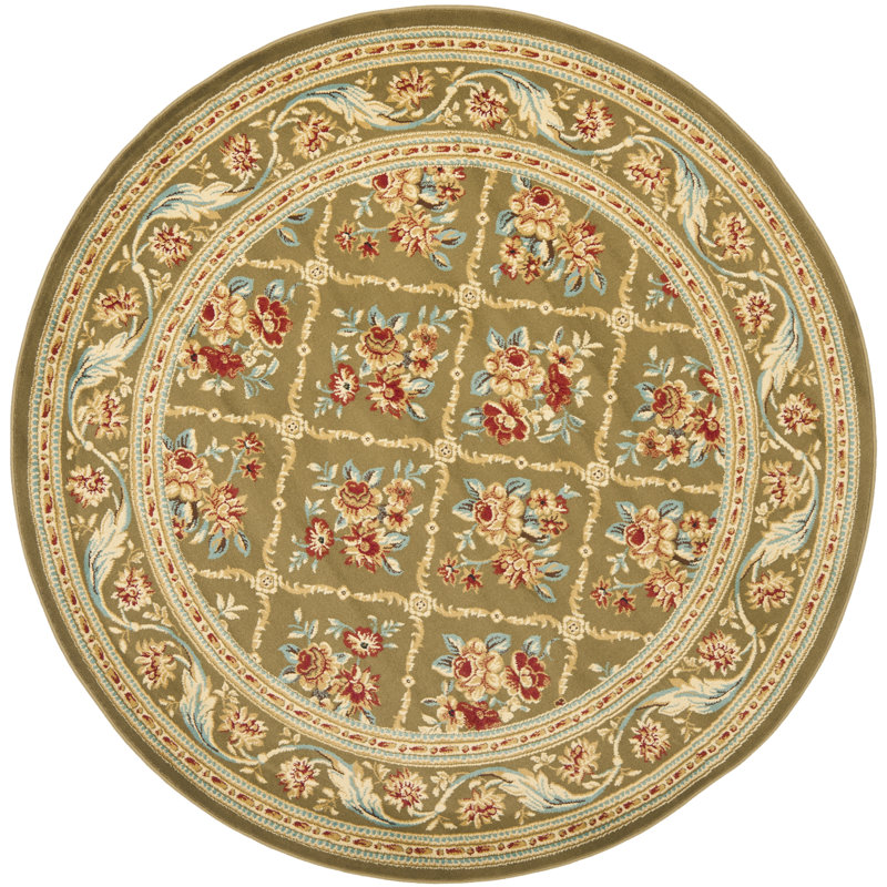 Fransen Performance Oriental Rug, Round 5'3"