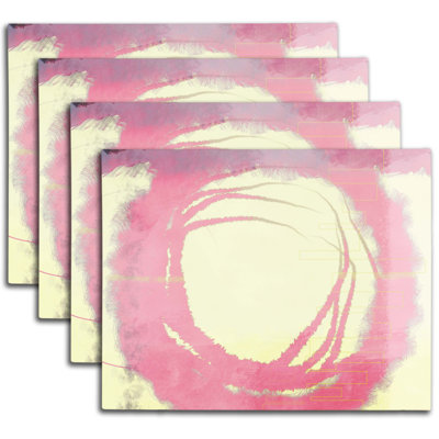 Napperon abstrait en polyester