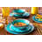 Ruth 12 Piece Dinnerware Set, Service for 4